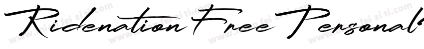 Ridenation FreePersonalUse 常规字体转换